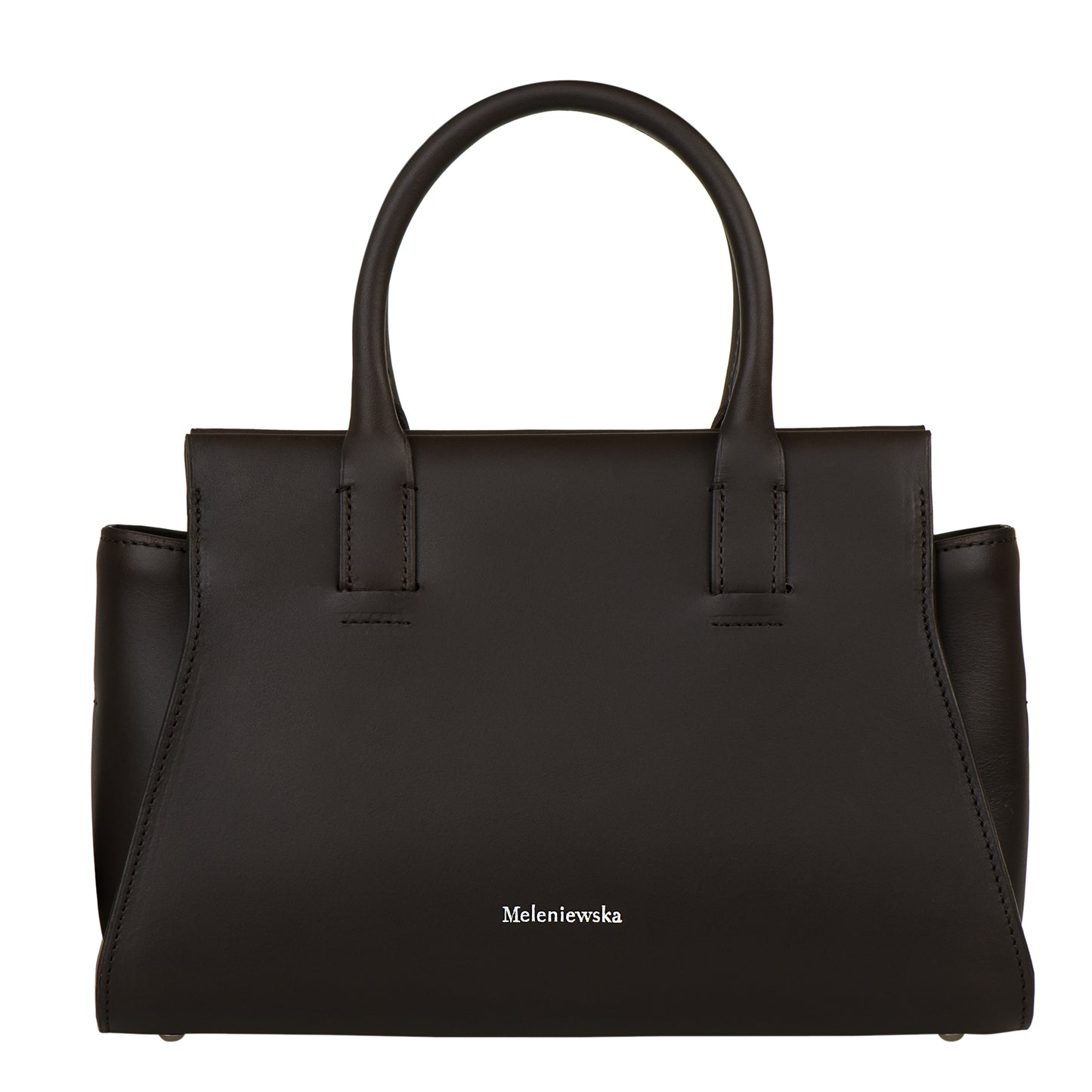 sac à main en cuir brun