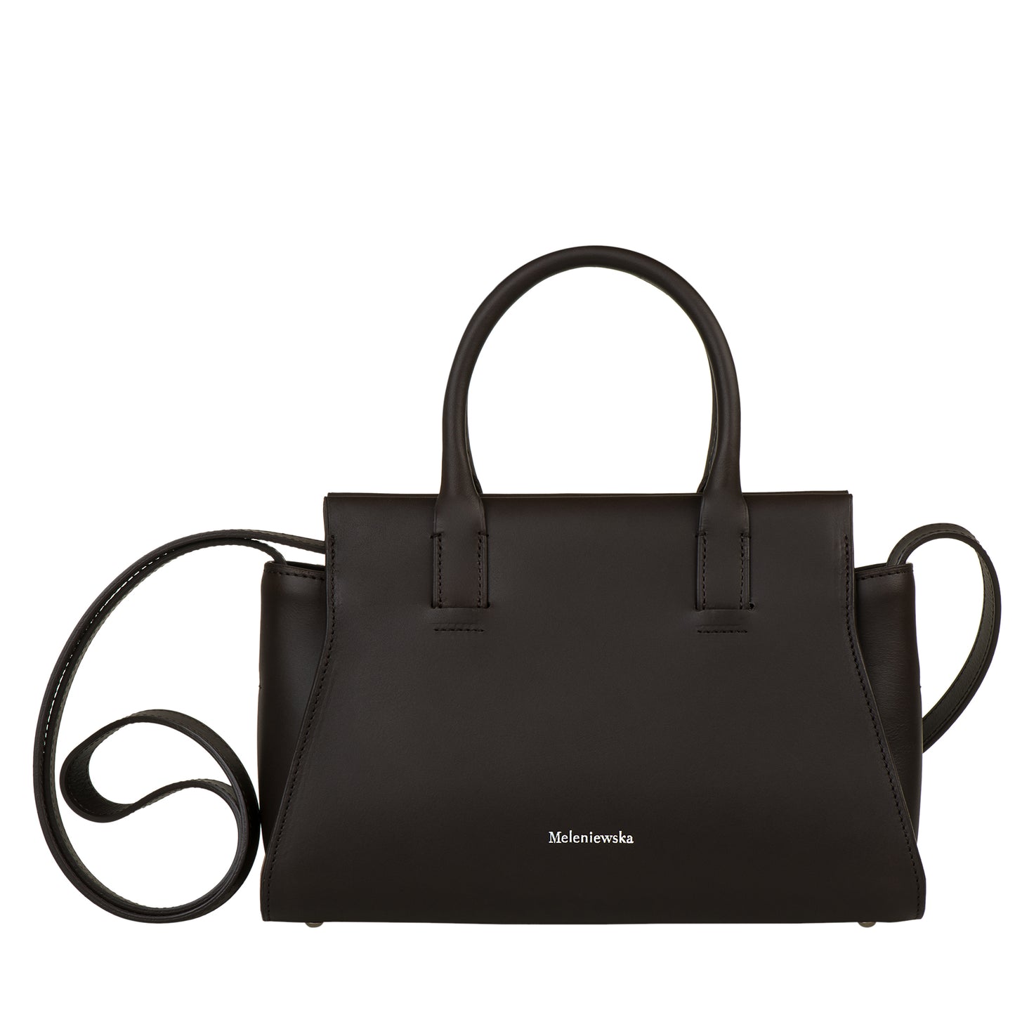 sac à main en cuir brun