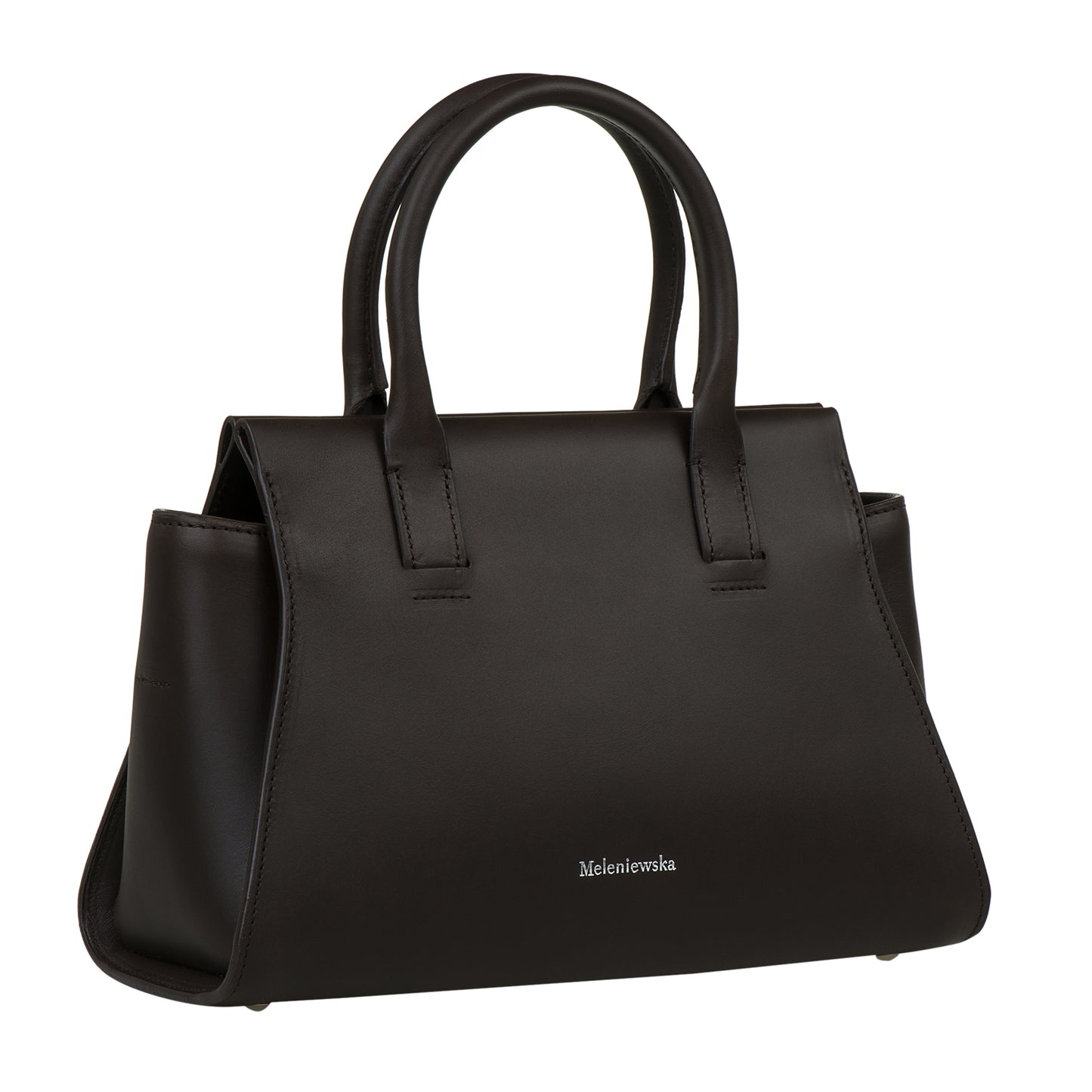 sac à main en cuir brun