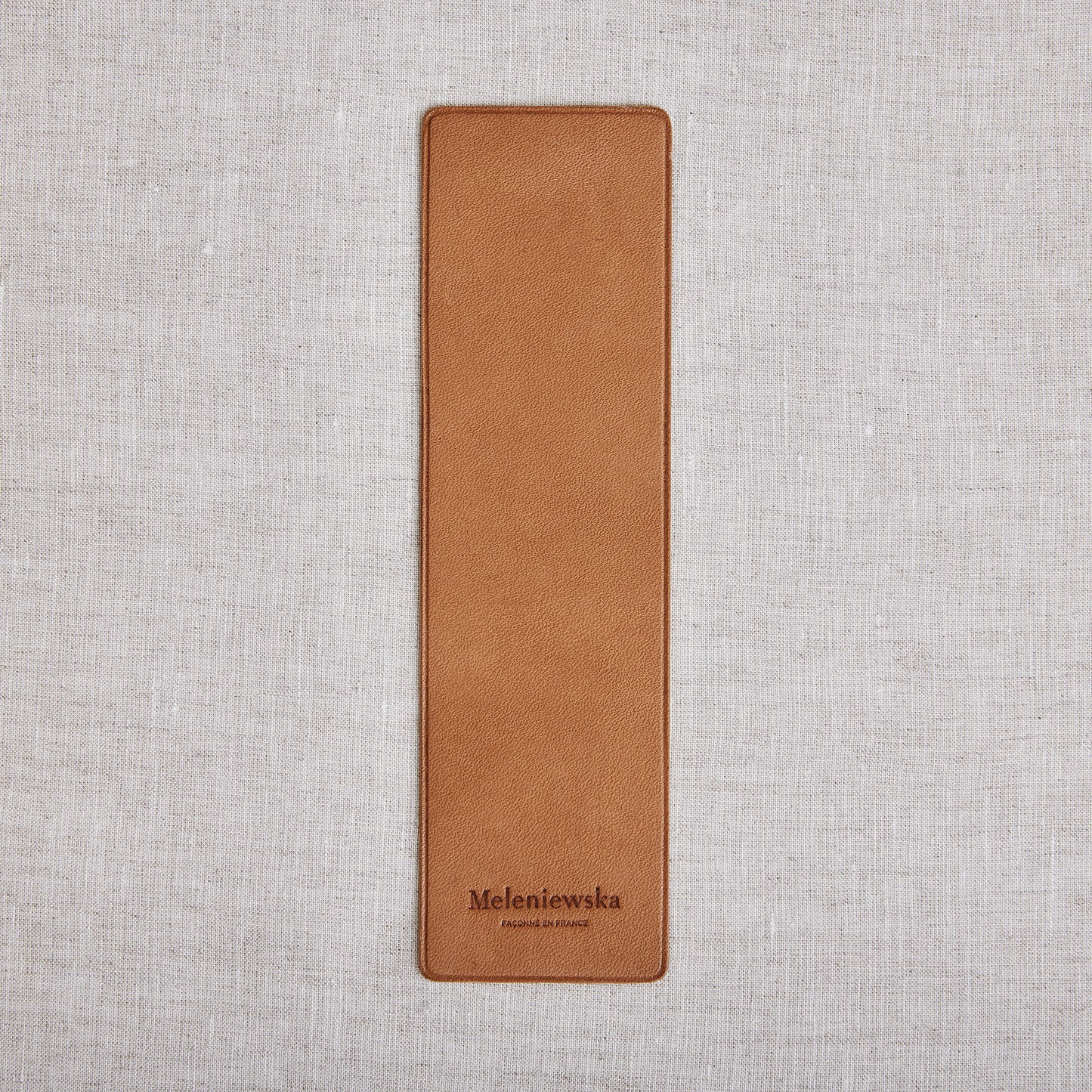 marque-page cuir naturel
