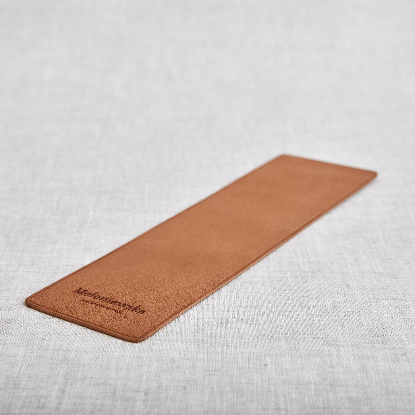 marque-page cuir naturel