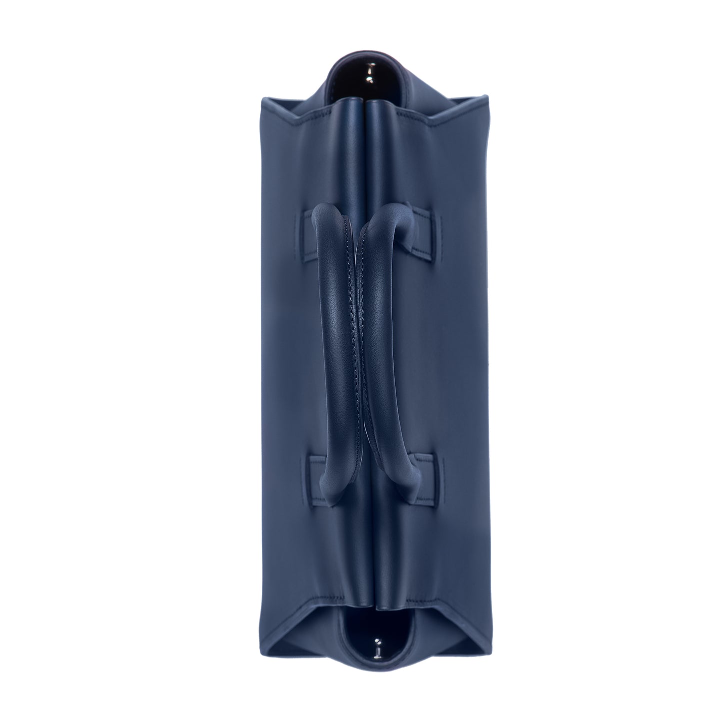 sac à main en cuir bleu marine