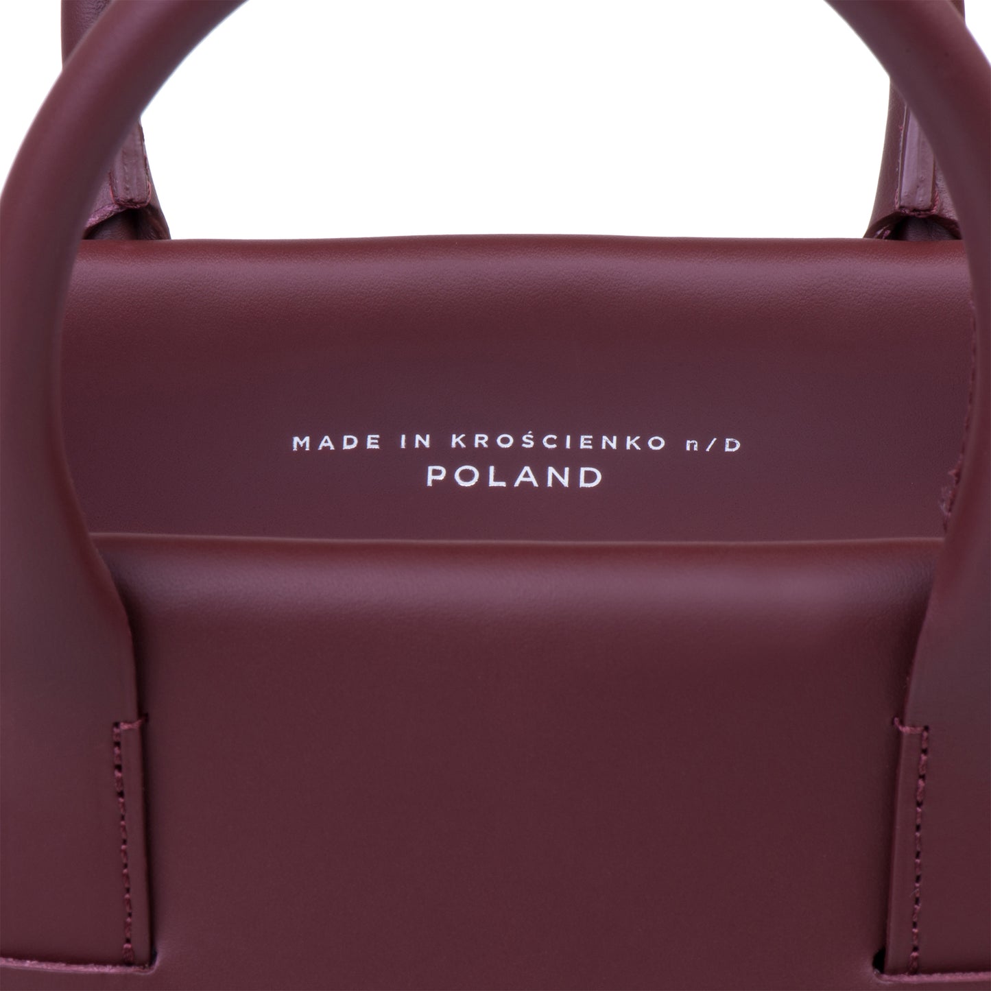 sac à main en cuir bordeaux