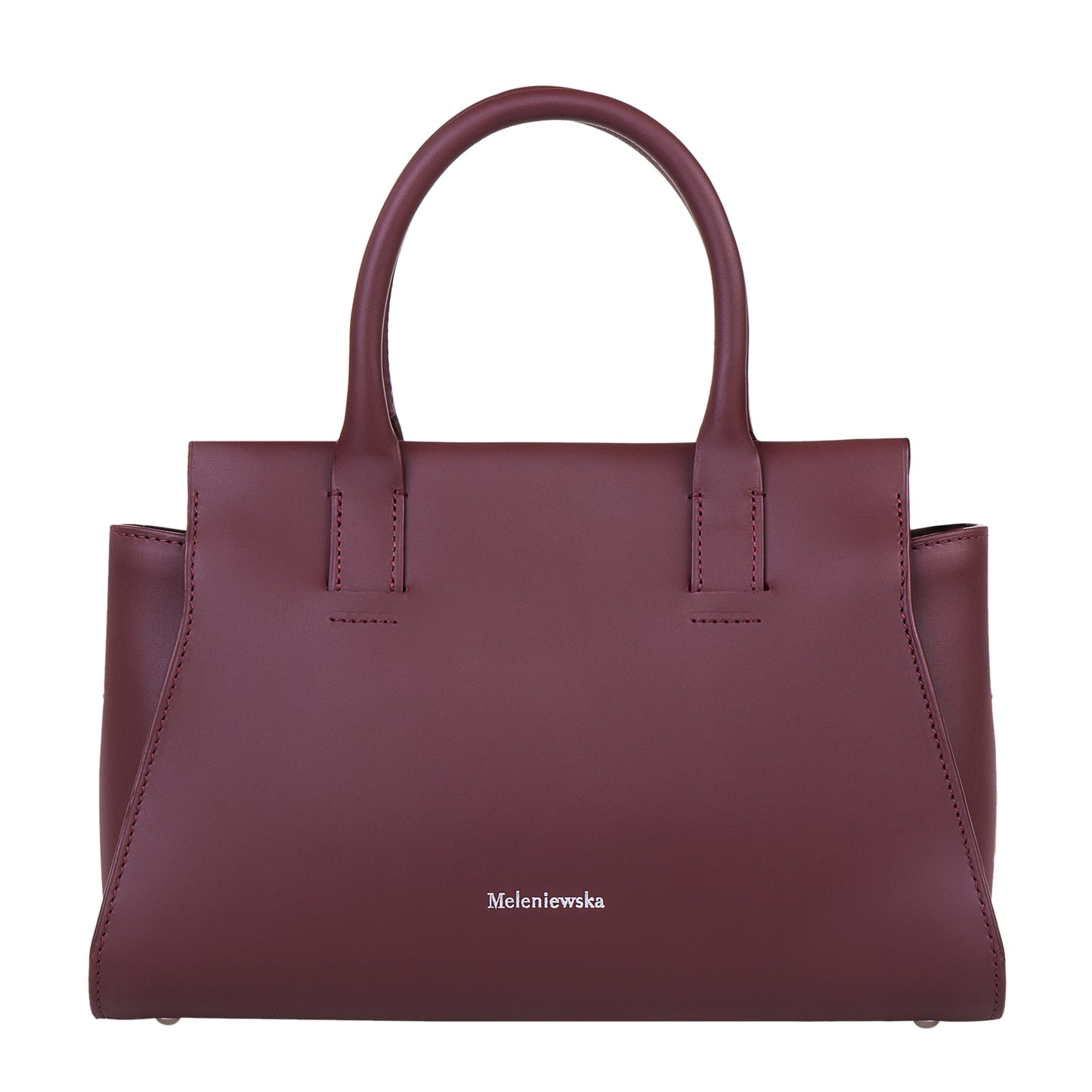 sac à main en cuir bordeaux